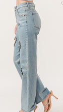 Load image into Gallery viewer, Heart Cutout Jeans
