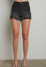 Load image into Gallery viewer, Rhinestone Embellished Denim Shorts
