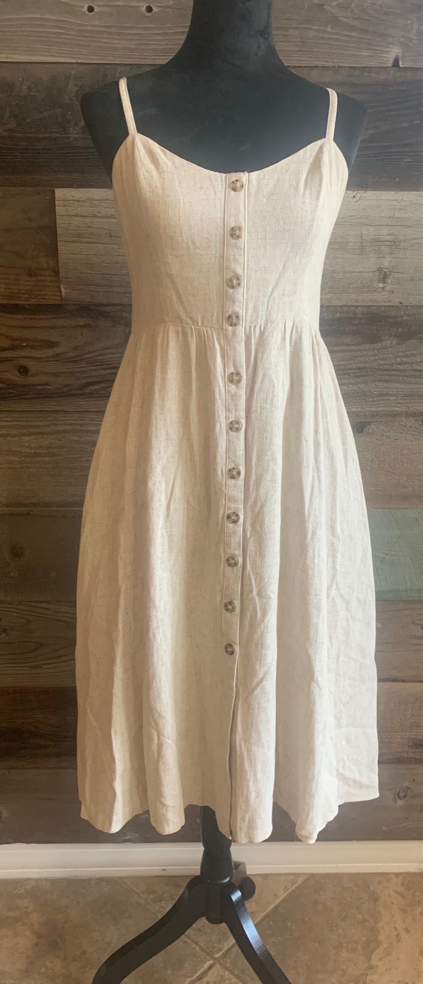 Linen Apron Dress