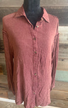 Load image into Gallery viewer, Maroon Washed Long Sleeve
