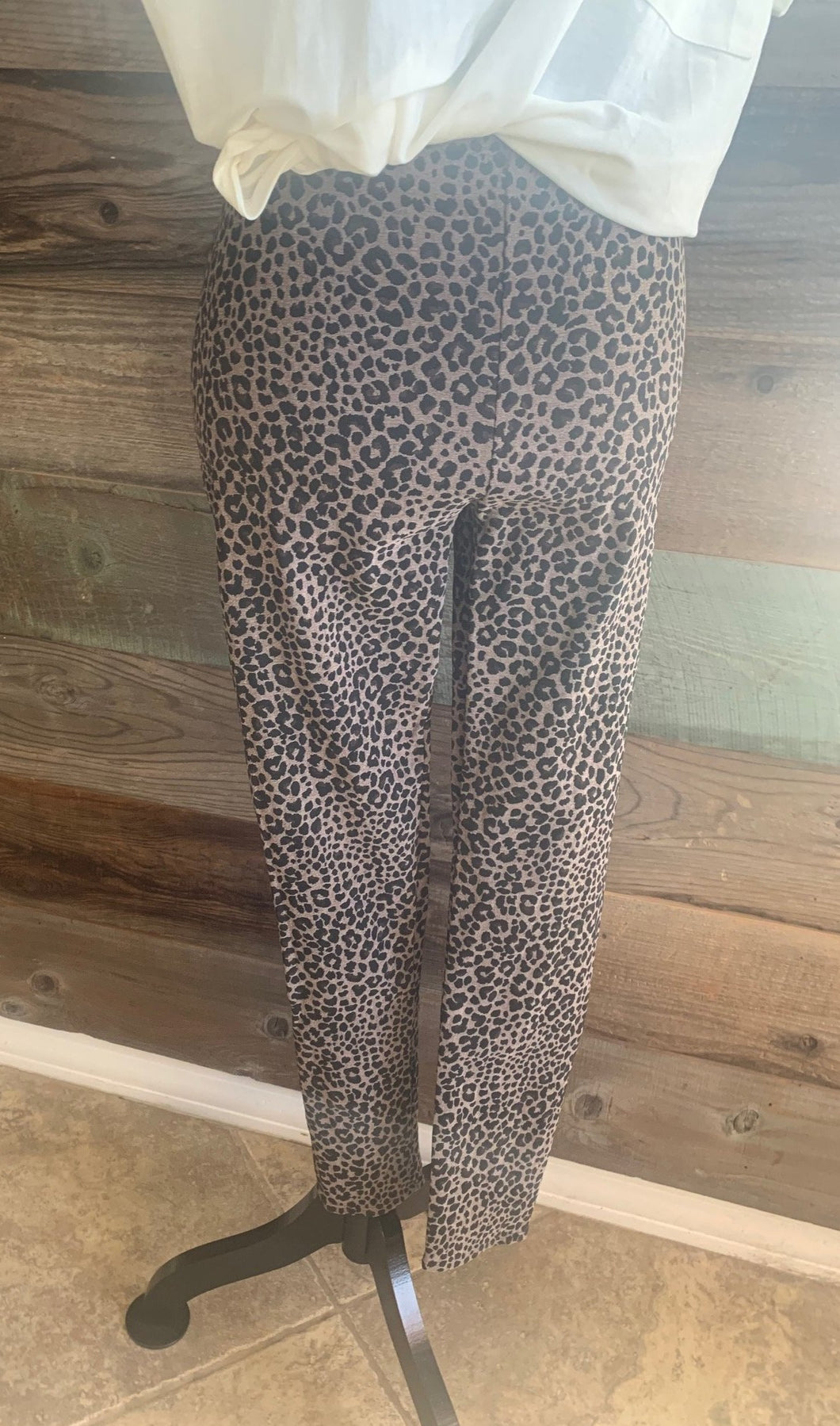 Leopard Stretch Dress Legging