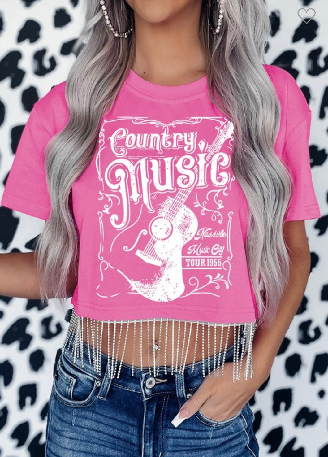 Rhinestone Country Music Tee