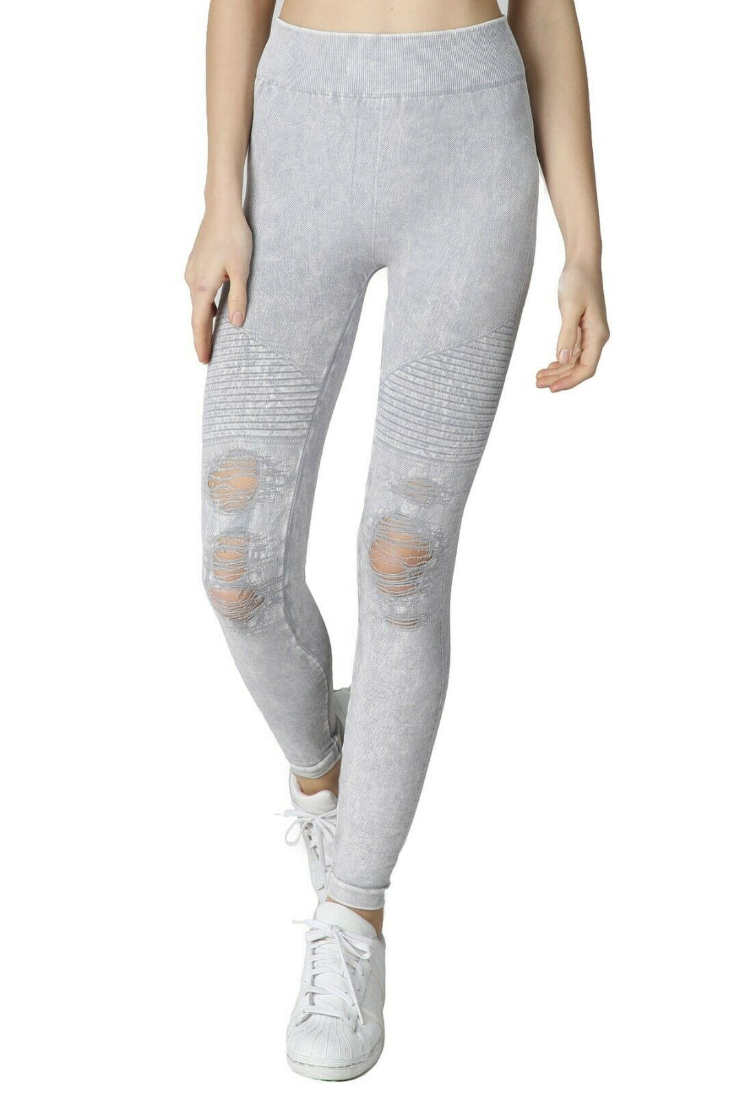 Distressed Grey Leggings